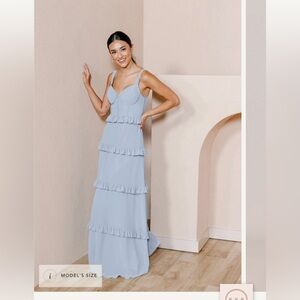 Blue Revelry Bridesmaid Dress